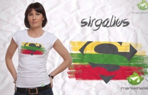 marškinėliai krepšinio sirgaliams